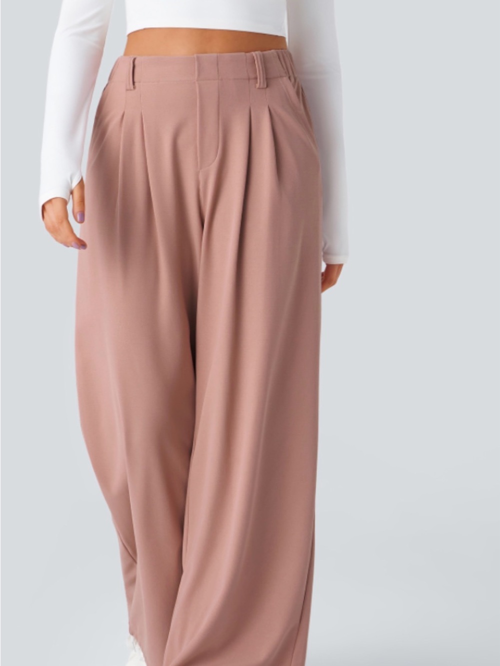 Halara Flex™ High Waisted Pocket
Wide Leg Waffle Work Pants